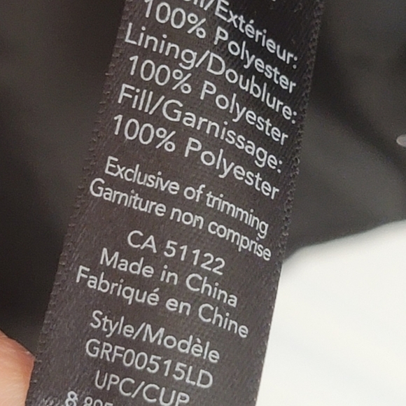 ❄️𝅺GEORGE Quilted Puffer Sherpa Hooded Winter Jacket in Black Size XS - Picture 10 of 11